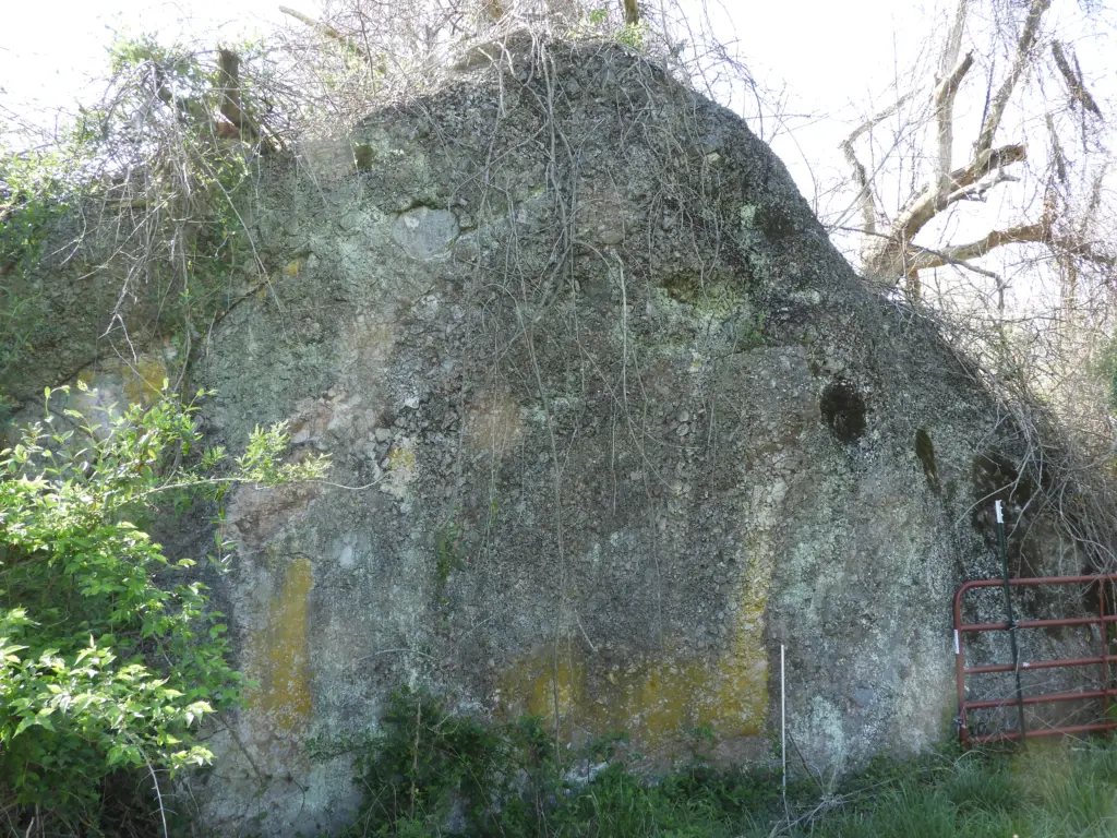 Potomac Marble outcrop at Rock Croft Farm inLucketts, Va.